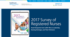 Desktop Screenshot of healthcareworkforceforum.com